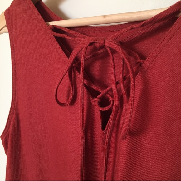 NWOT Uniqlo Linen Blend Sleeveless Dress - Picture 5 of 5